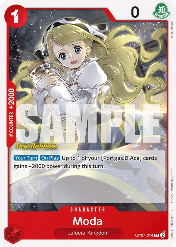 Image for Moda (OP07-014) (500 Years in the Future Pre-Release Cards) (OP07 PRE) - One Piece Card Game