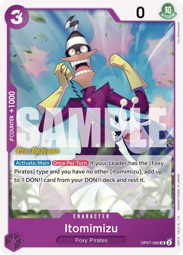 Image for Itomimizu (OP07-060) (500 Years in the Future Pre-Release Cards) (OP07 PRE) - One Piece Card Game