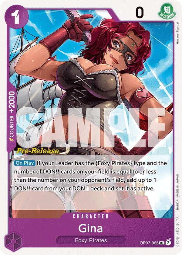 Image for Gina (OP07-065) (500 Years in the Future Pre-Release Cards) (OP07 PRE) - One Piece Card Game
