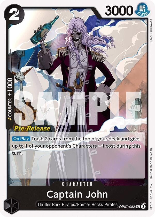 Image for Captain John (OP07-082) (500 Years in the Future Pre-Release Cards) (OP07 PRE) - One Piece Card Game