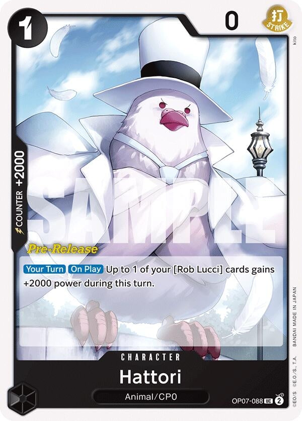 Image for Hattori (OP07-088) (500 Years in the Future Pre-Release Cards) (OP07 PRE) - One Piece Card Game