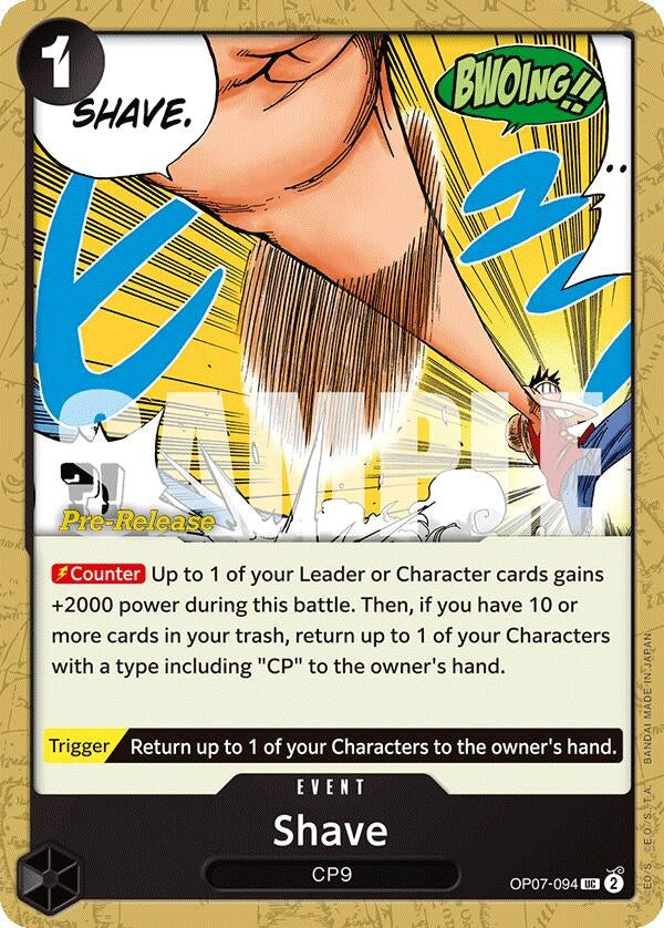 Image for Shave (OP07-094) (500 Years in the Future Pre-Release Cards) (OP07 PRE) - One Piece Card Game