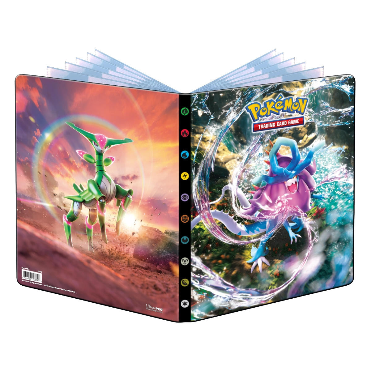 Image for Pokemon Scarlet and Violet Walking Wake and Iron Leaves 9-Pocket Portfolio - Storage Albums