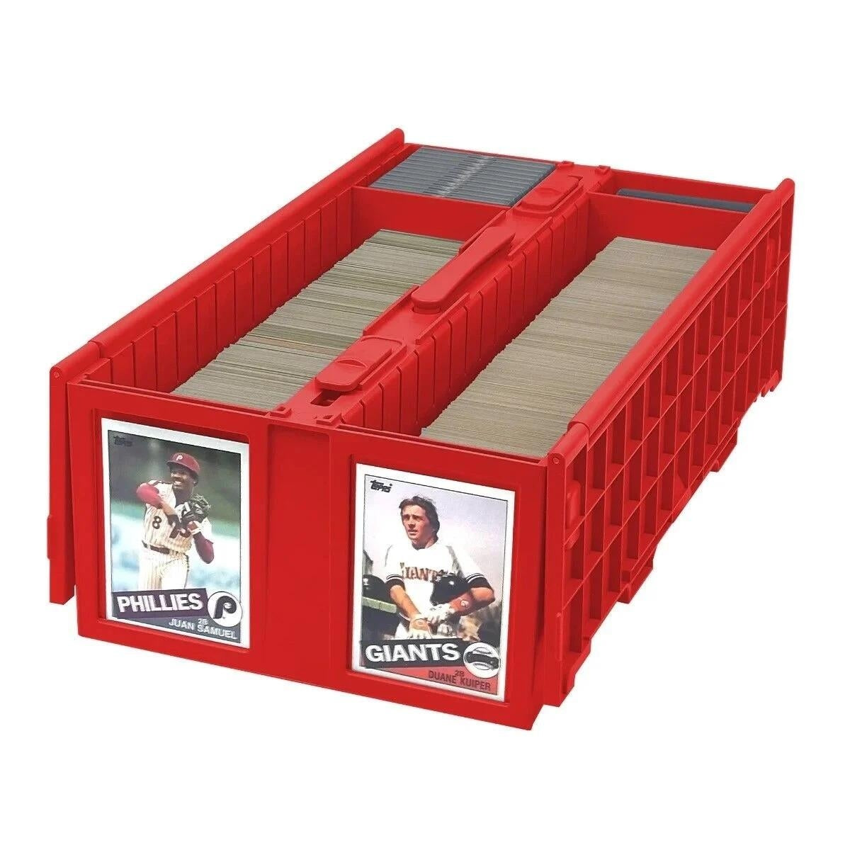 Image for 1600 Collectible Card Bin - Red - Deck Boxes