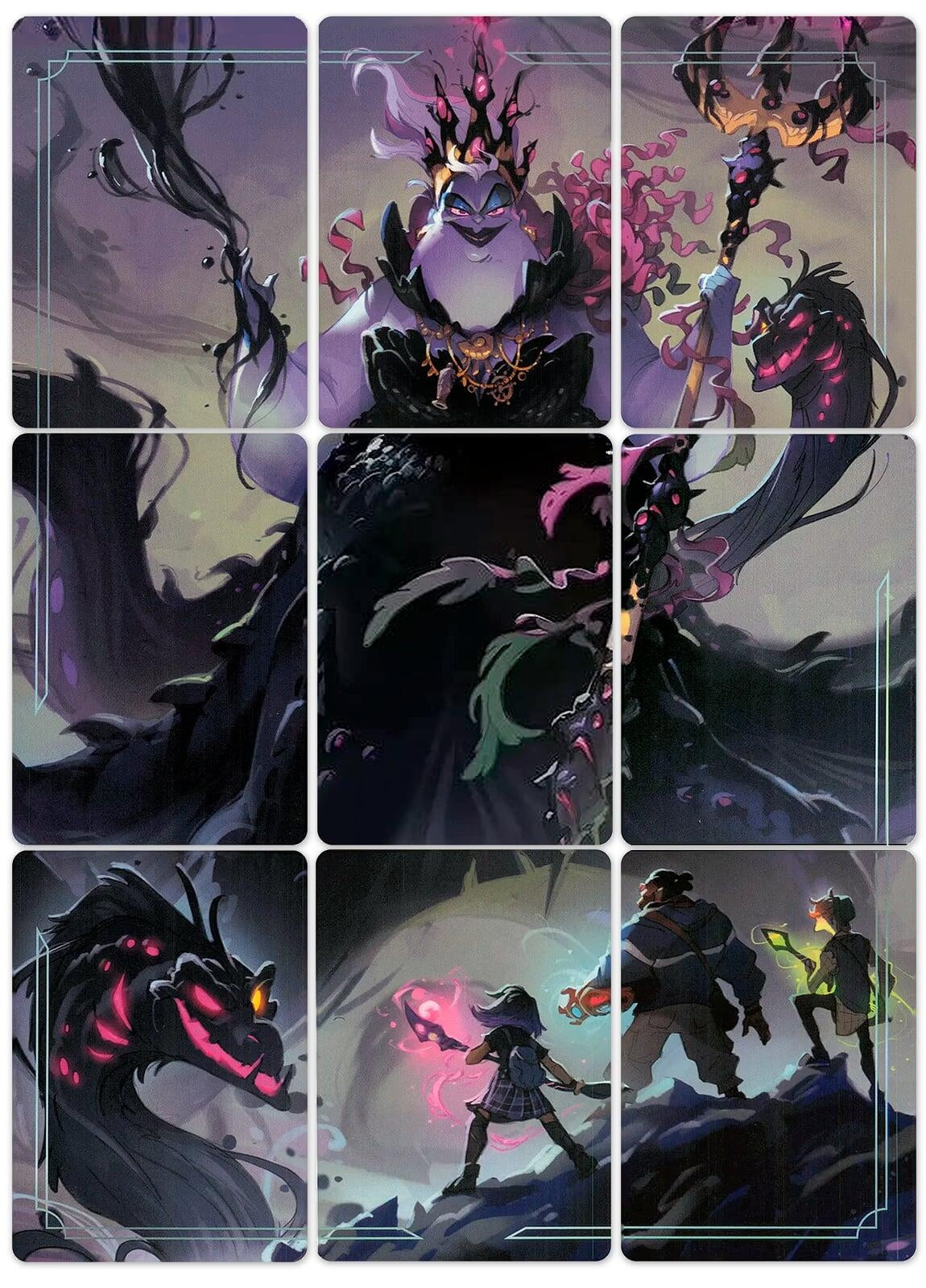 Image for Ursula - Sea Witch Queen Puzzle Insert (Set of 9) (Ursula's Return) (4) - Disney Lorcana