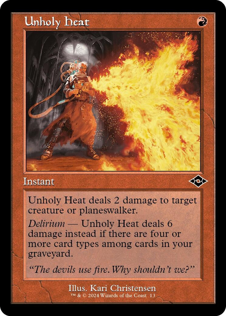 Unholy Heat (Retro Frame) (13) (Modern Horizons 2)
