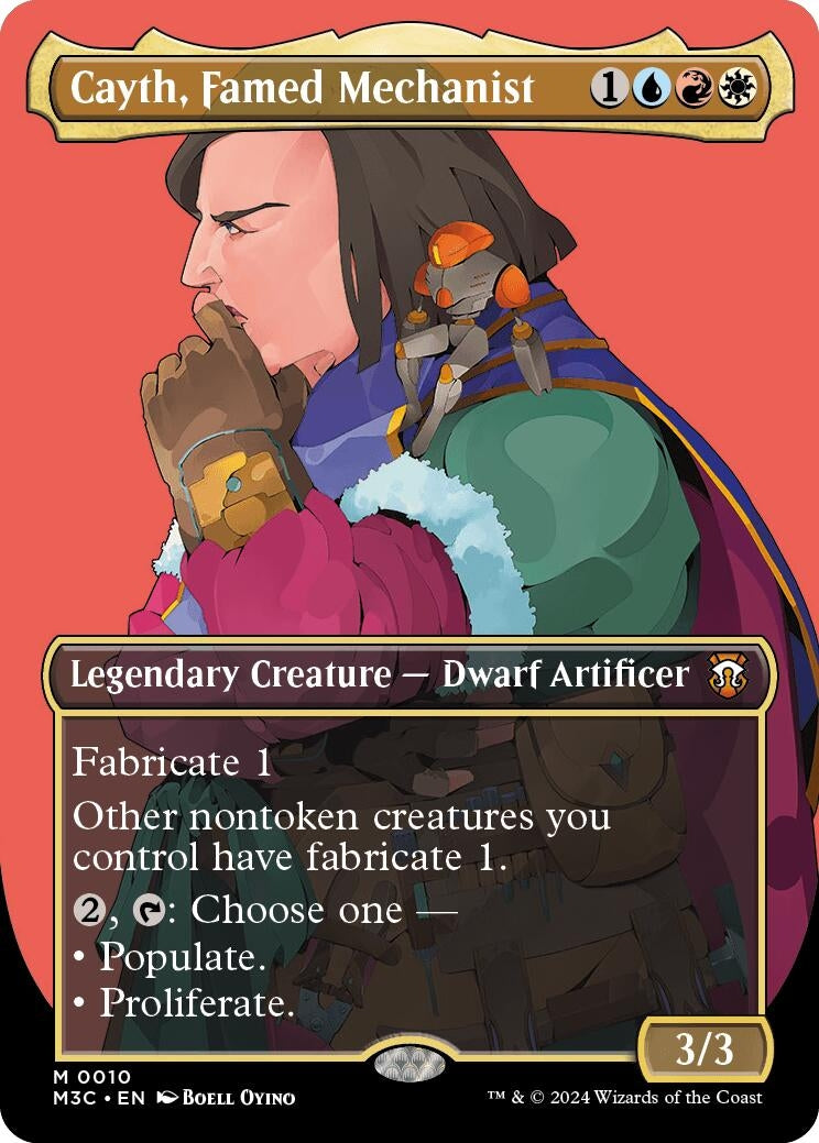 Cayth, Famed Mechanist (Borderless) (10) (Modern Horizons 3)
