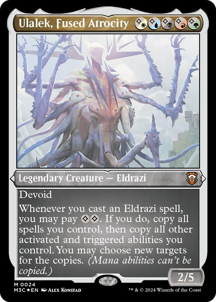 Ulalek, Fused Atrocity (Foil Etched) (24) (Modern Horizons 3)