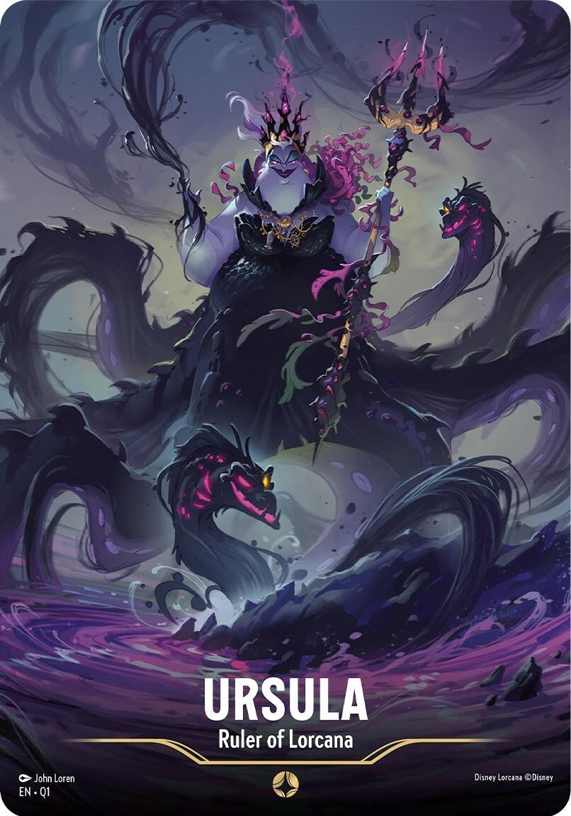 Image for Ursula - Ruler of Lorcana (Oversized) (Illumineer's Quest: Deep Trouble) (Q1) - Disney Lorcana