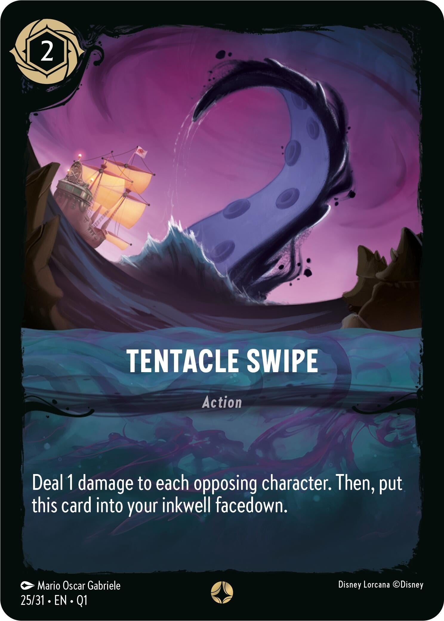 Image for Tentacle Swipe (25/31) (Illumineer's Quest: Deep Trouble) (Q1) - Disney Lorcana