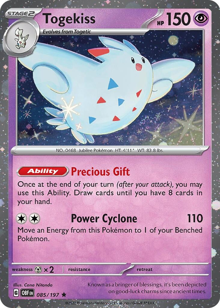 Image for Togekiss - 085/197 (Cosmos Holo) (085/197) (Blister Exclusives) (BLE) - Pokemon
