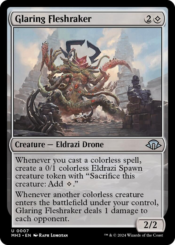 Glaring Fleshraker (7) (Modern Horizons 3)