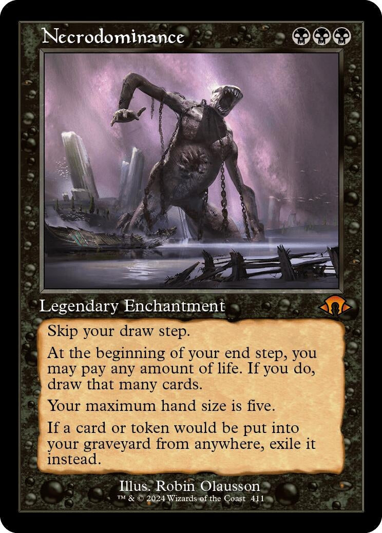 Necrodominance (Retro Frame) (411) (Modern Horizons 3)