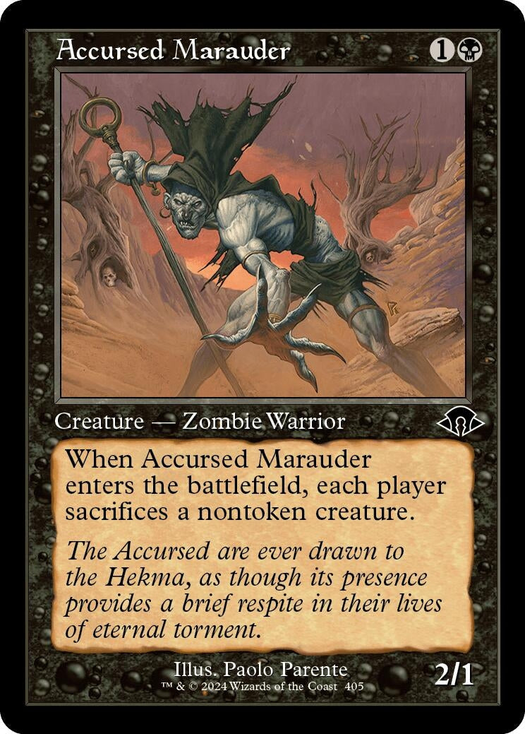 Accursed Marauder (Retro Frame) (405) (Modern Horizons 3)