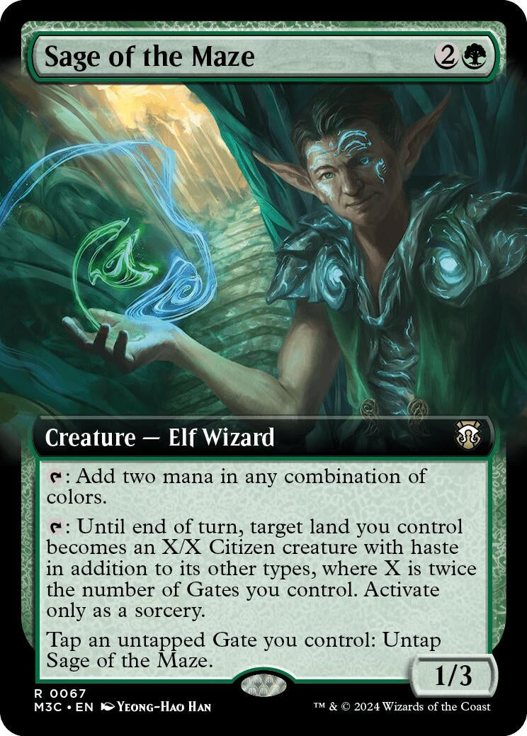 Sage of the Maze (Extended Art) (67) (Modern Horizons 3)