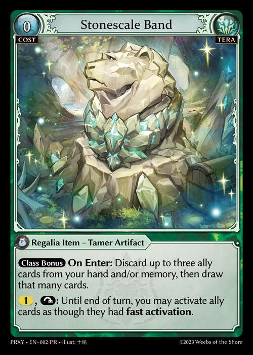 Image for Stonescale Band (002) (Proxia's Vault) (PRXY) - Grand Archive TCG