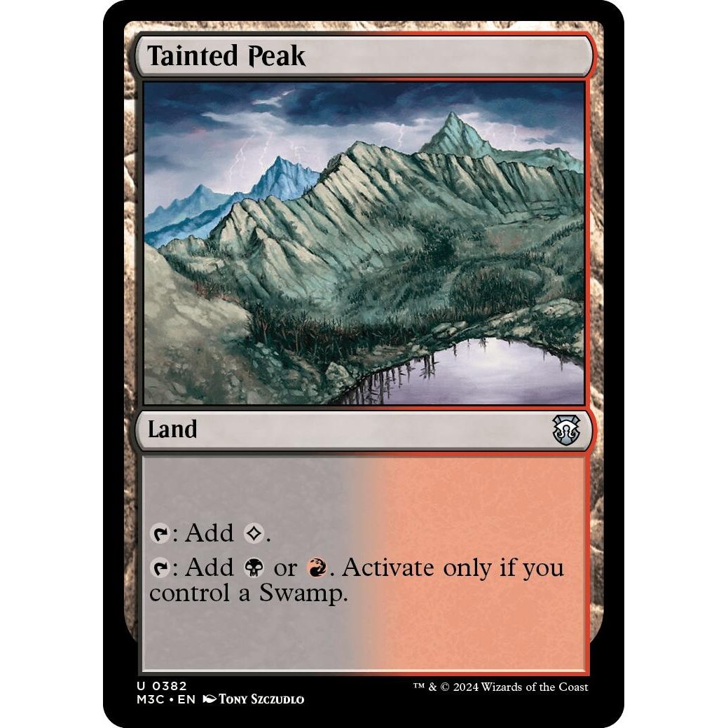 Tainted Peak (Ripple Foil) (382) (Modern Horizons 3) - PokeBox USA