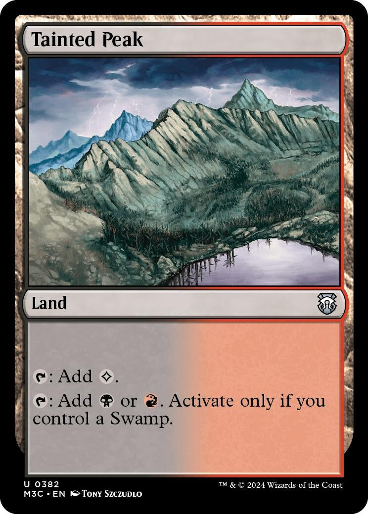 Tainted Peak (Ripple Foil) (382) (Modern Horizons 3) - PokeBox USA