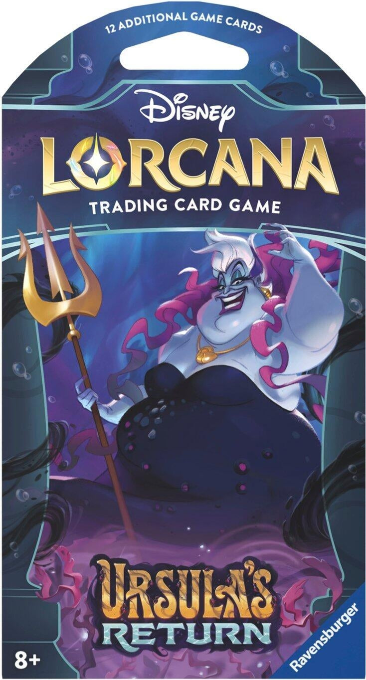 Image for Disney Lorcana: Ursula's Return Sleeved Booster Pack - Disney Lorcana