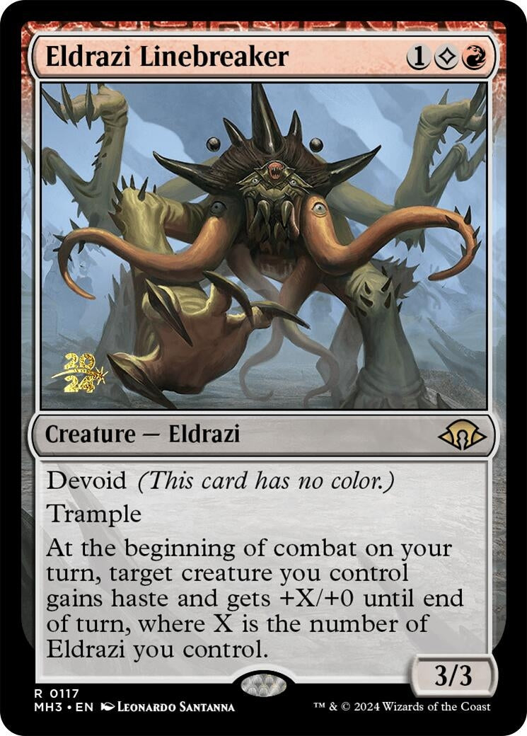 Eldrazi Linebreaker (117) (Prerelease Cards)