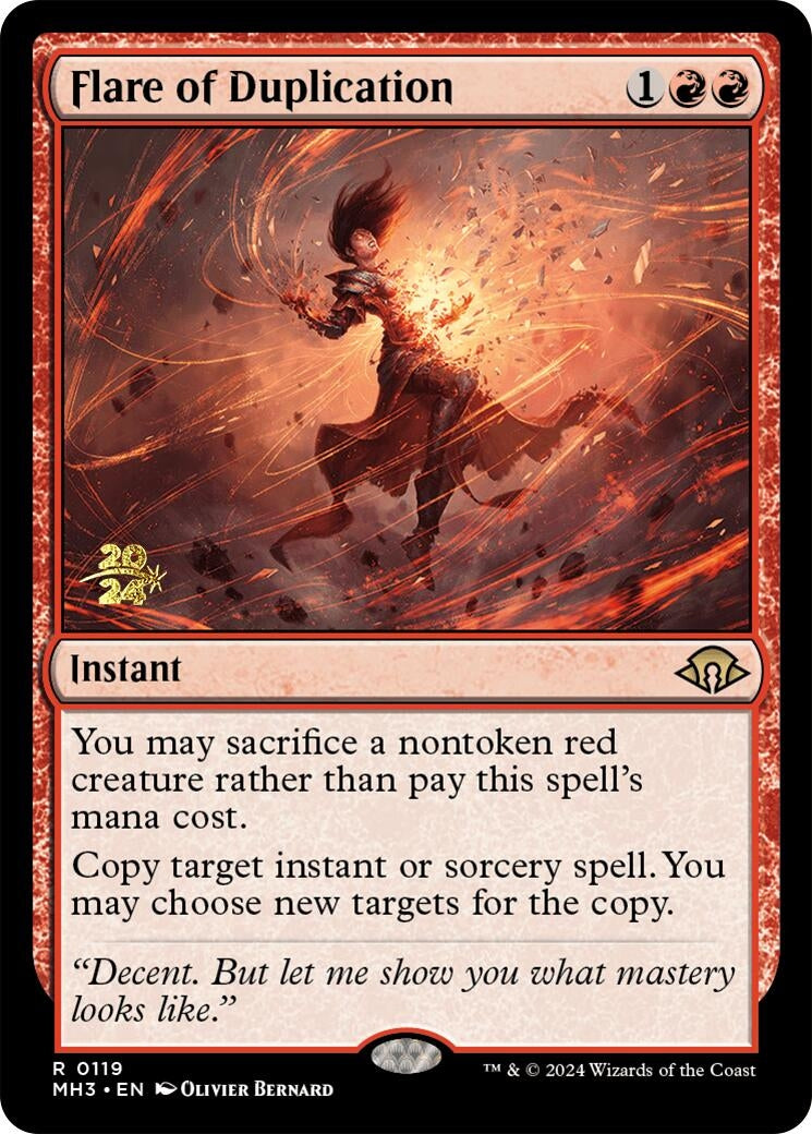 Flare of Duplication (119) (Prerelease Cards)