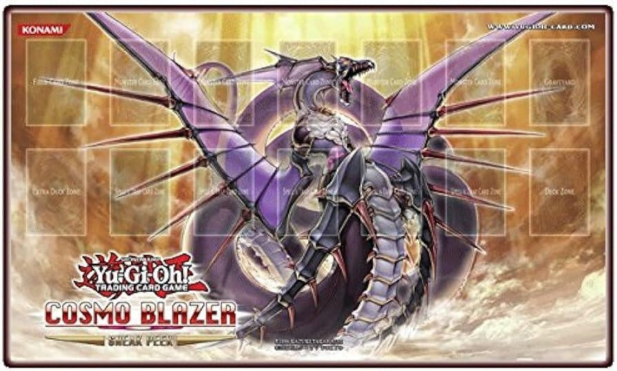 Image for Yu-Gi-Oh! Cosmo Blazer Sneak Peek Promo Game Mat - Number 92: Heart-eartH Dragon - Playmats