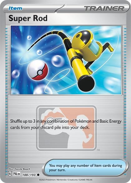 Image for Super Rod (188/193) (League & Championship Cards) (PR) - Pokemon