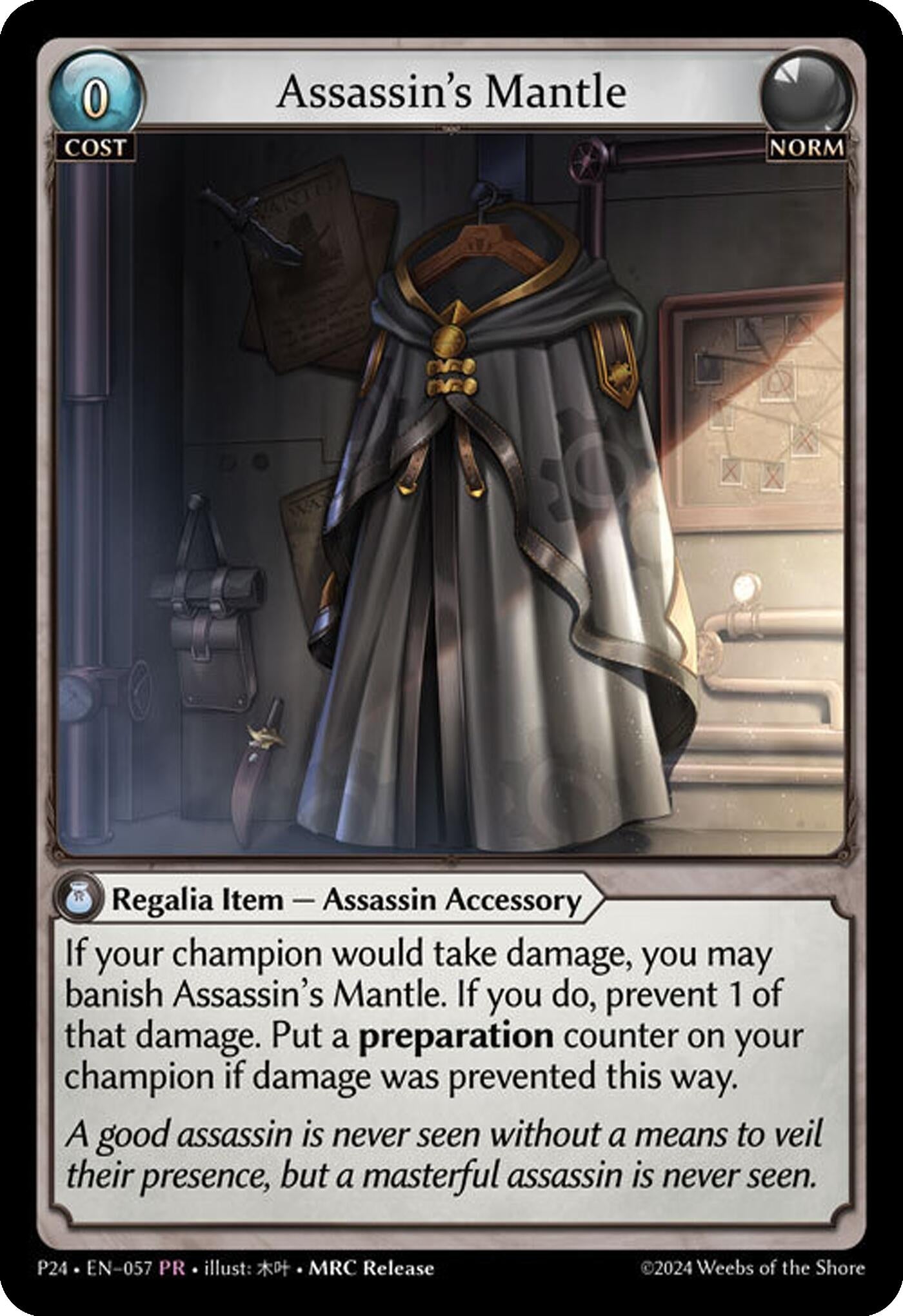 Image for Assassin's Mantle (057) (Promotional Cards) (P) - Grand Archive TCG