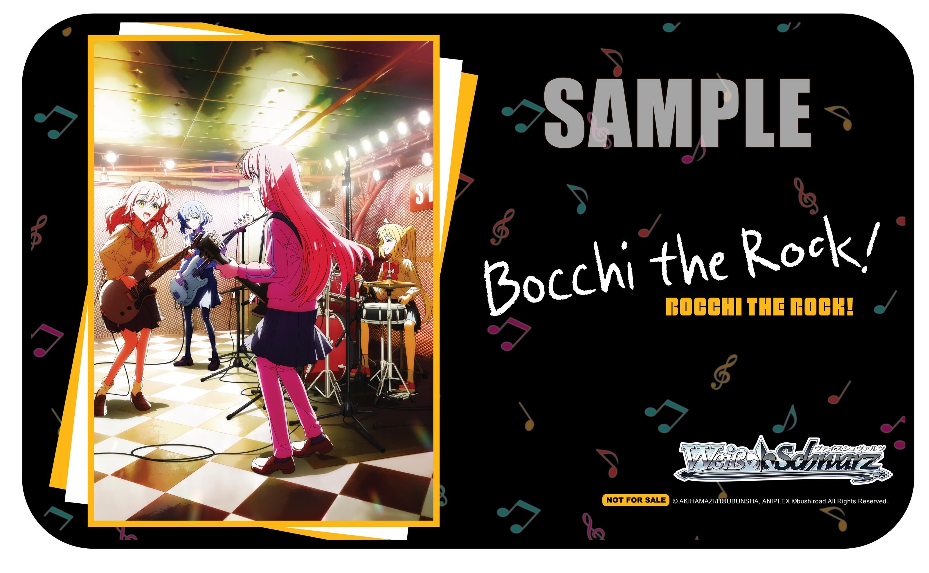 Image for Weiss Schwarz Preorder Stitched Playmat - BOCCHI THE ROCK - Playmats