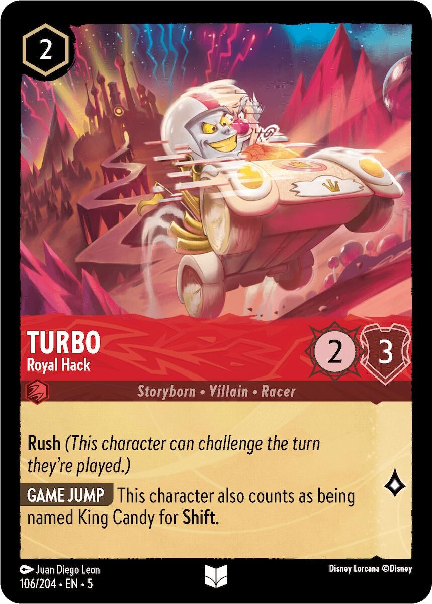 Image for Turbo - Royal Hack (106/204) (Shimmering Skies) (5) - Disney Lorcana