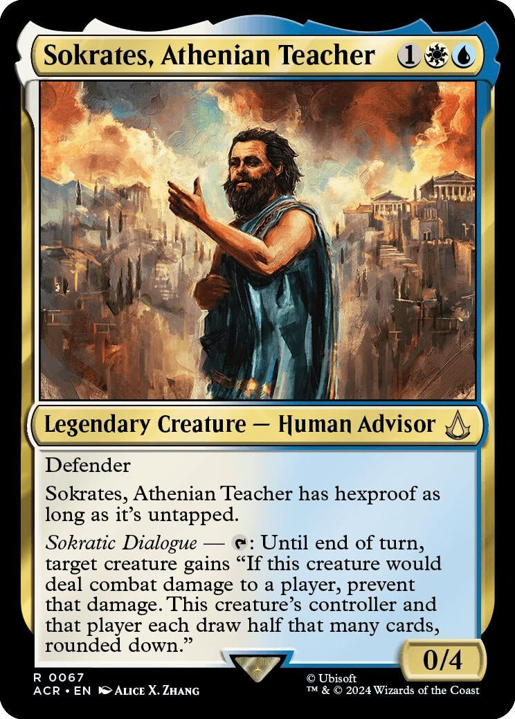 Sokrates, Athenian Teacher (67) (Universes Beyond: Assassin's Creed)