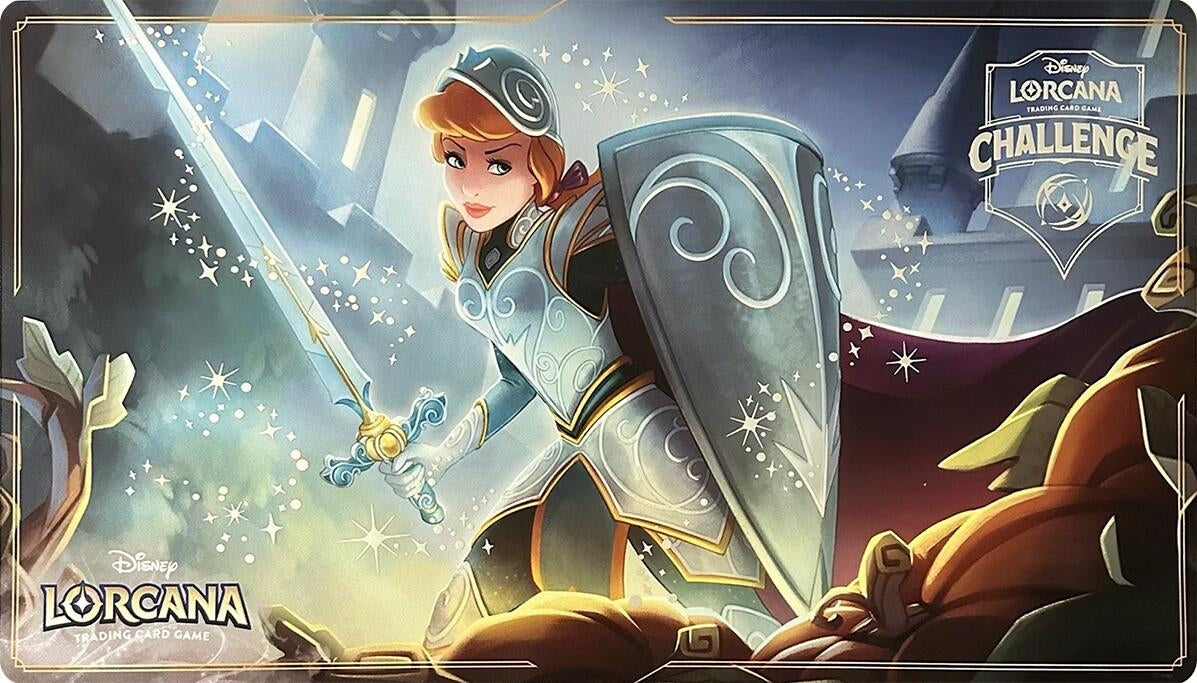 Image for Disney Lorcana: Cinderella - Stouthearted Foil Playmat (Disney Lorcana Challenge) - Playmats