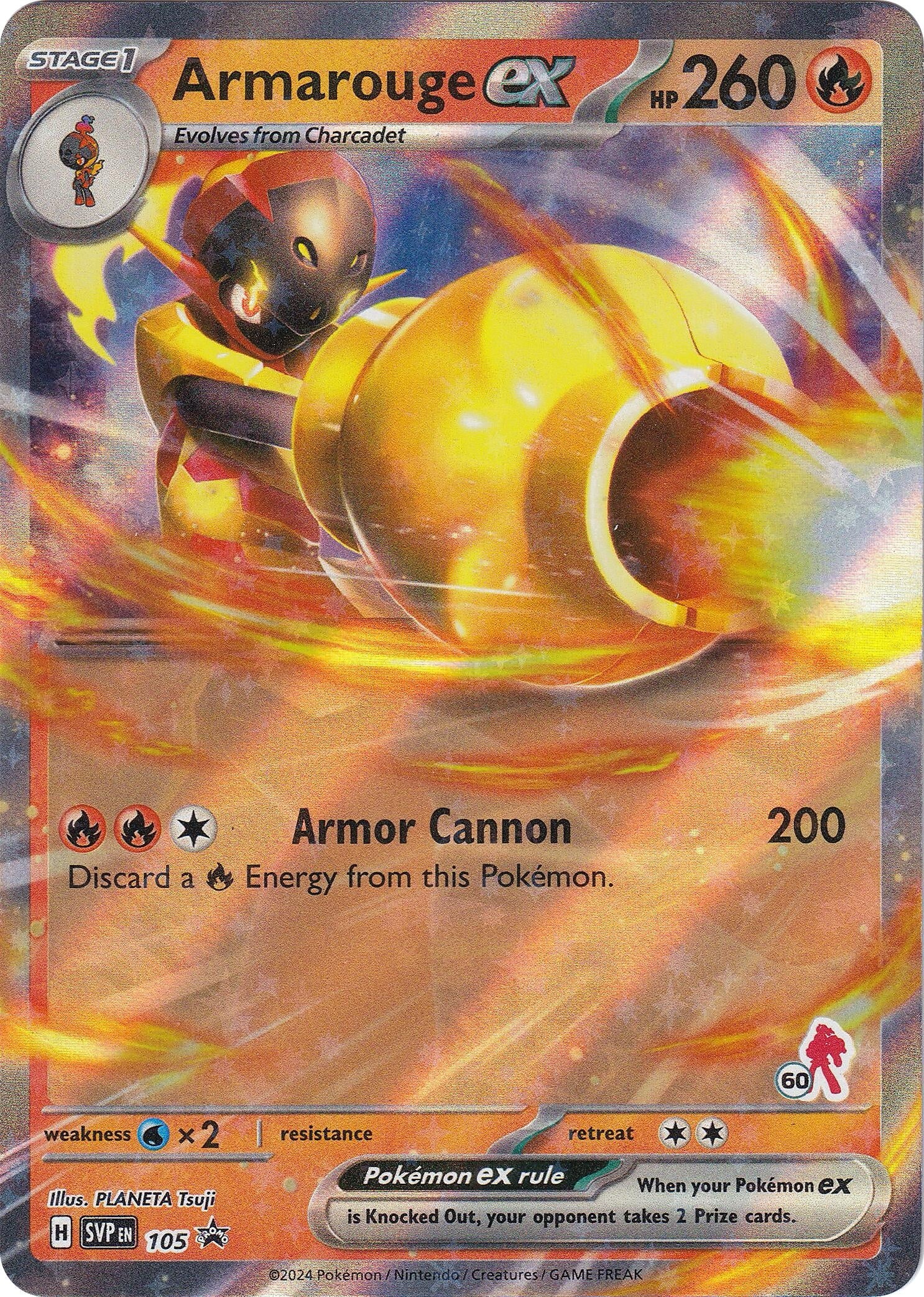 Image for Armarouge ex (Armarouge 60) (105) (Battle Academy 2024) (BA24) - Pokemon