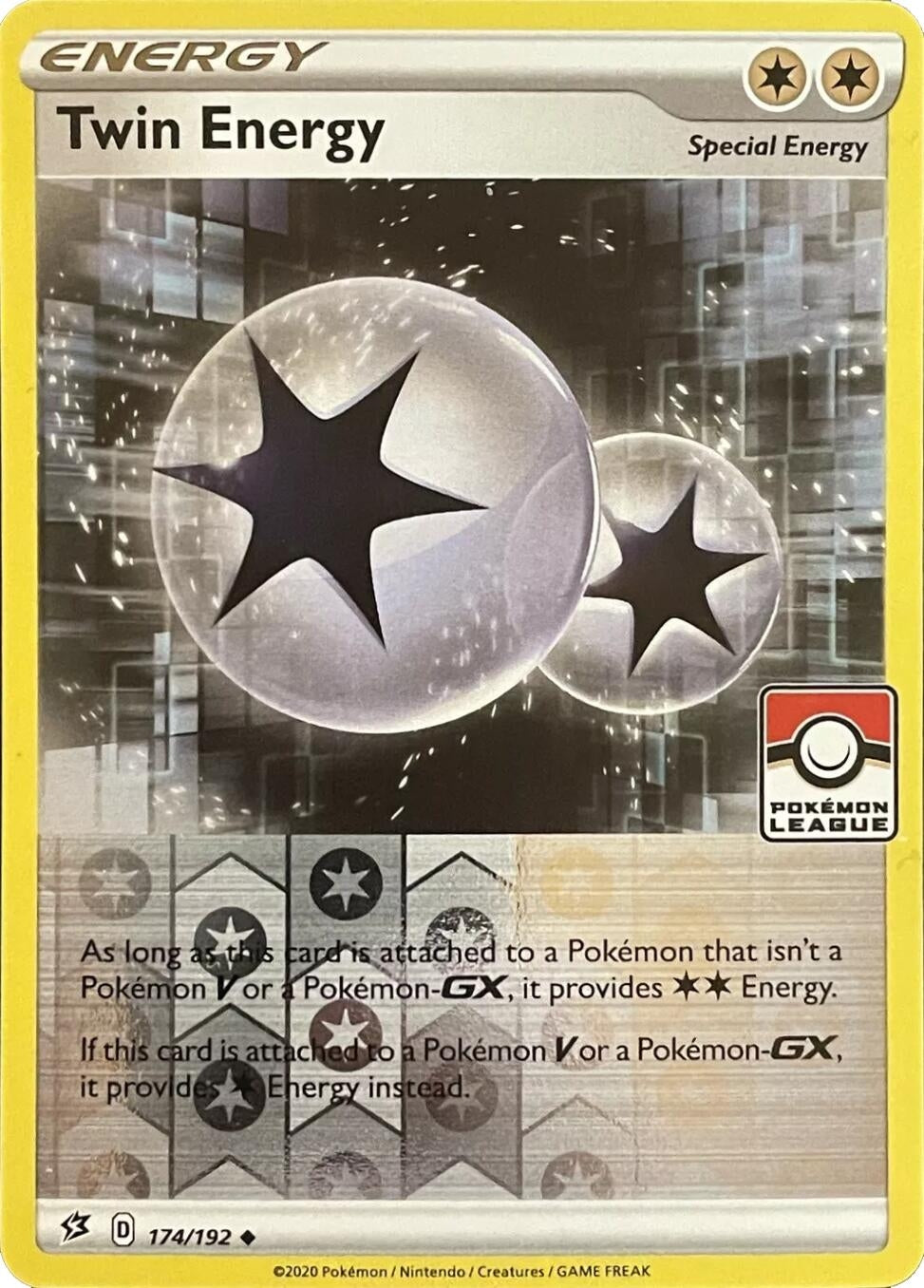 Image for Twin Energy (174/192) (League & Championship Cards) (PR) - Pokemon