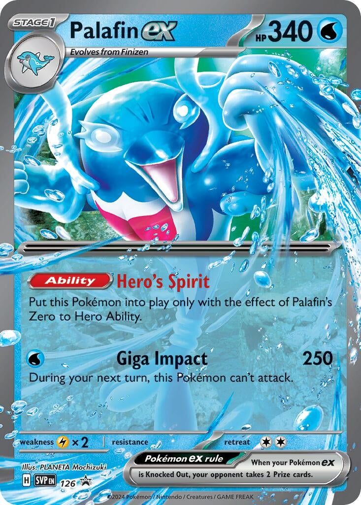 Image for Palafin ex - 126 (126) (SV: Scarlet & Violet Promo Cards) (SVP) - Pokemon