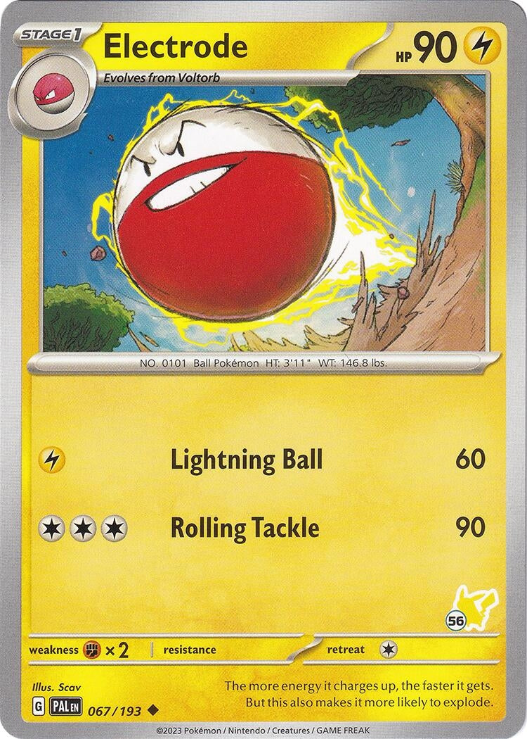 Image for Electrode - Pikachu 56 (067/193) (Battle Academy 2024) (BA24) - Pokemon