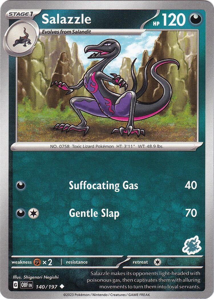 Image for Salazzle - Darkrai Deck (140/197) (Battle Academy 2024) (BA24) - Pokemon