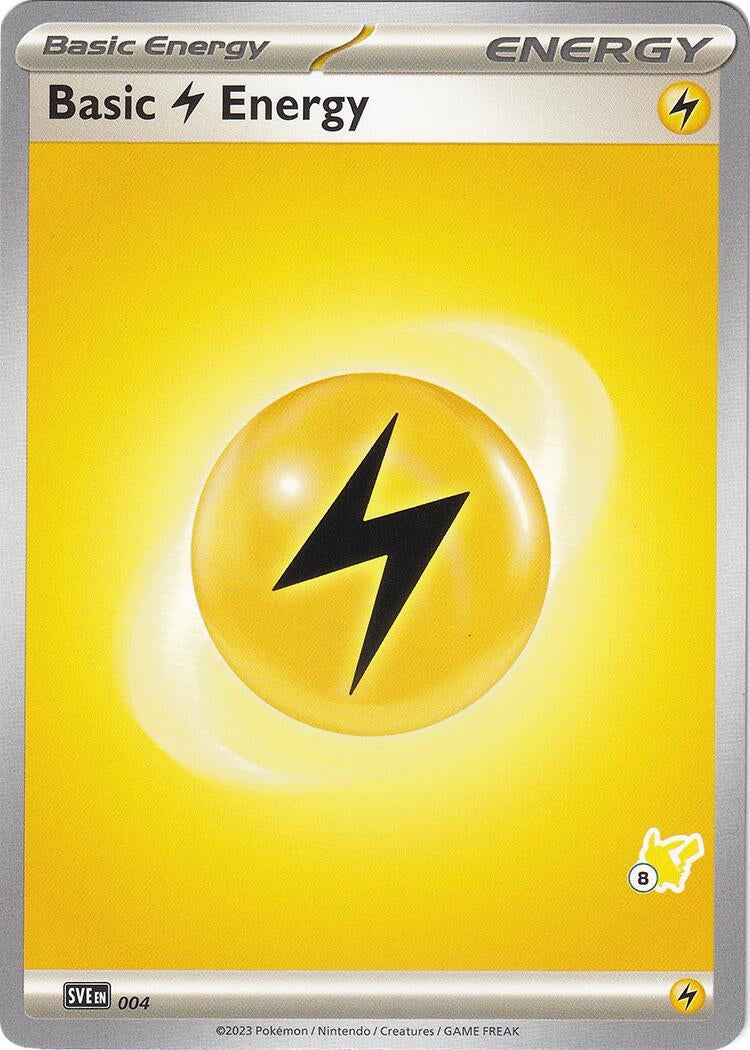 Image for Basic Lightning Energy - Pikachu 8 (004) (Battle Academy 2024) (BA24) - Pokemon