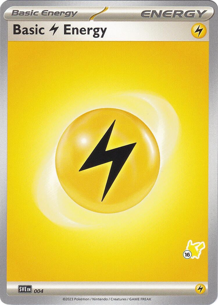 Image for Basic Lightning Energy - Pikachu 16 (004) (Battle Academy 2024) (BA24) - Pokemon