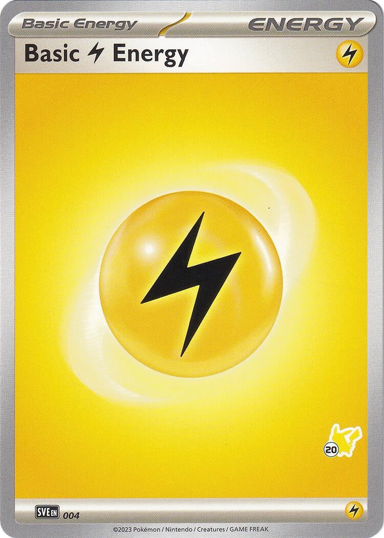 Image for Basic Lightning Energy - Pikachu 20 (004) (Battle Academy 2024) (BA24) - Pokemon