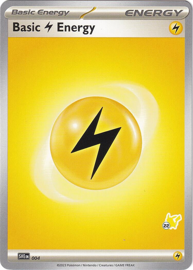 Image for Basic Lightning Energy - Pikachu 22 (004) (Battle Academy 2024) (BA24) - Pokemon