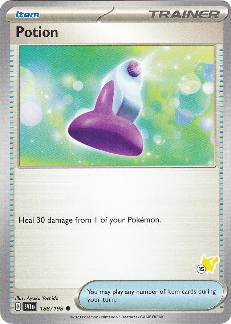 Image for Potion - Pikachu 15 (188/192) (Battle Academy 2024) (BA24) - Pokemon