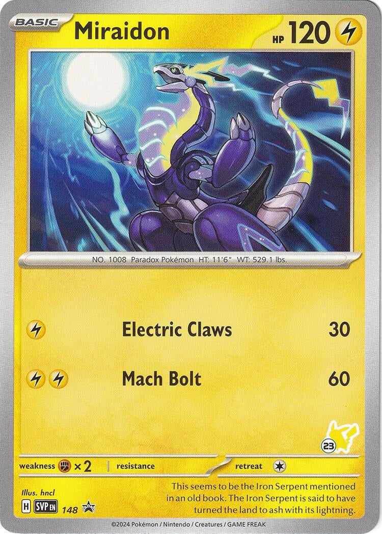 Image for Miraidon - Pikachu 23 (148) (Battle Academy 2024) (BA24) - Pokemon