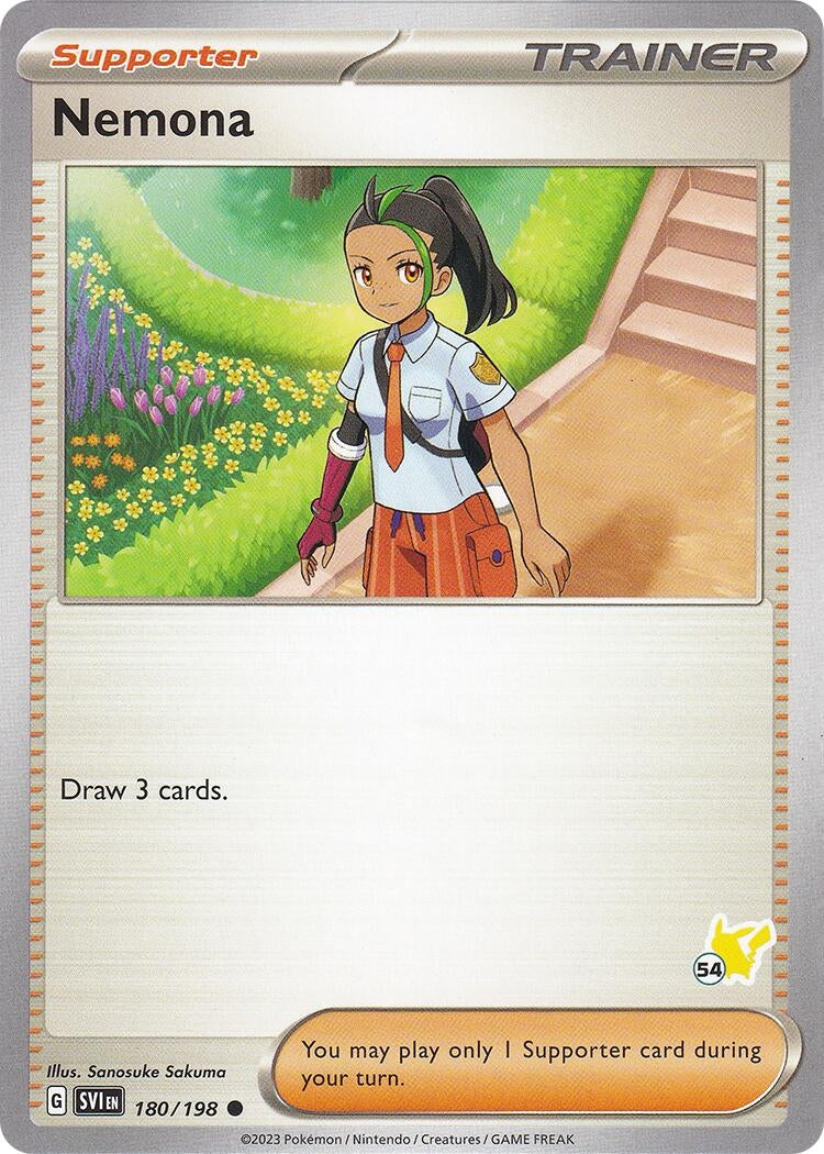 Image for Nemona - Pikachu 54 (180/198) (Battle Academy 2024) (BA24) - Pokemon