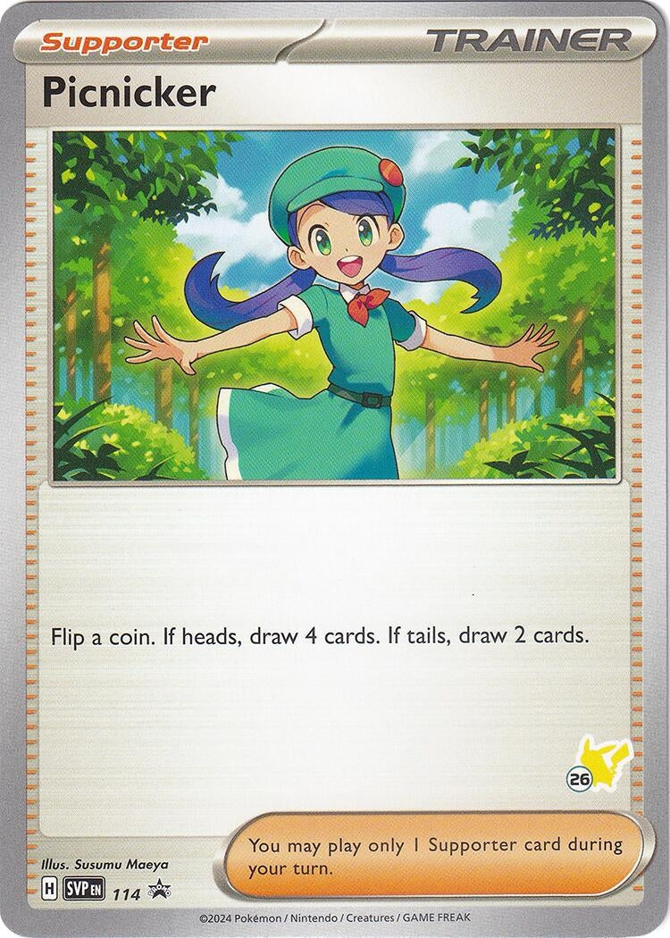 Image for Picnicker - Pikachu 26 (114) (Battle Academy 2024) (BA24) - Pokemon