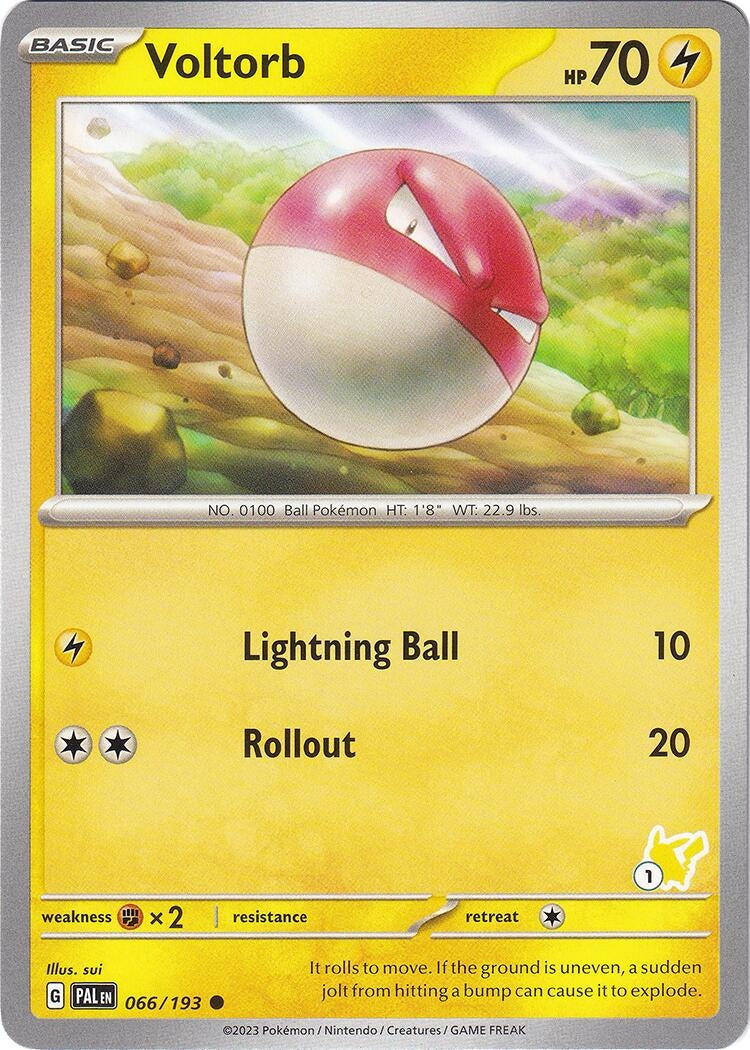Image for Voltorb - Pikachu 1 (066/193) (Battle Academy 2024) (BA24) - Pokemon