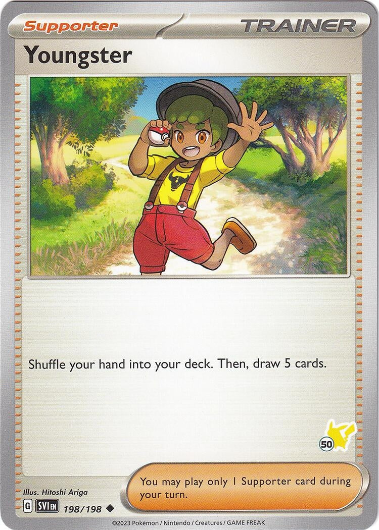 Image for Youngster - Pikachu 50 (198/198) (Battle Academy 2024) (BA24) - Pokemon