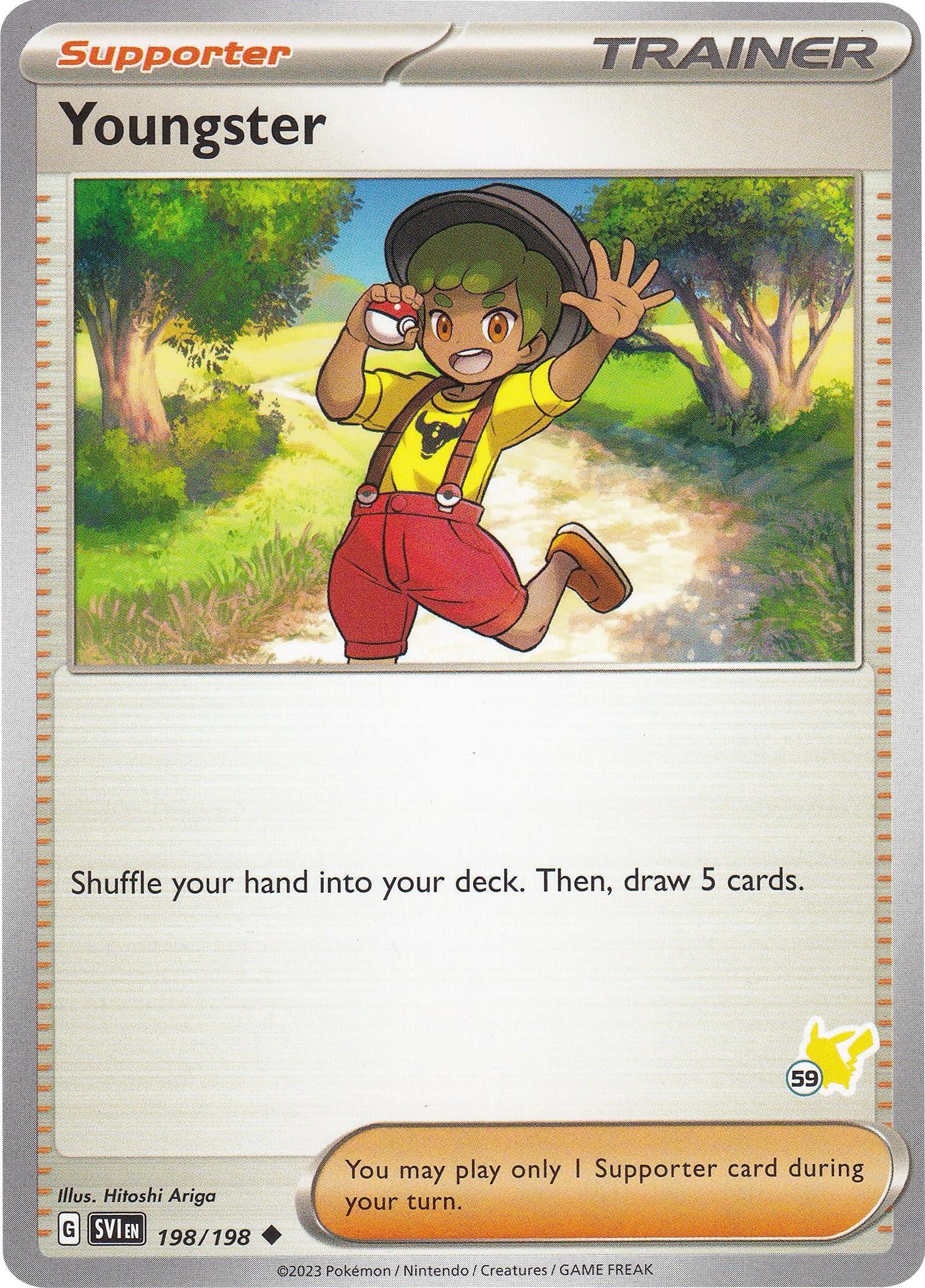 Image for Youngster - Pikachu 59 (198/198) (Battle Academy 2024) (BA24) - Pokemon