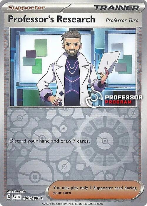 Image for Professor's Research [Professor Turo] (190/198) (Professor Program Promos) (PPP) - Pokemon