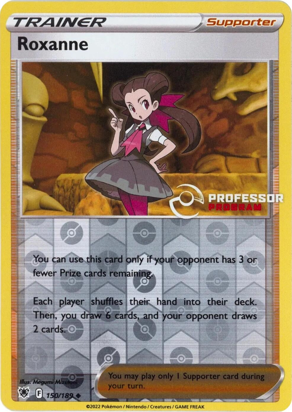 Image for Roxanne - 150/189 (2022) (150/189) (Professor Program Promos) (PPP) - Pokemon
